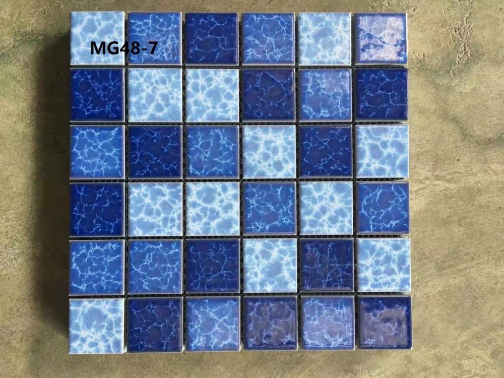 Gạch Mosaic Ốp Bể Bơi TD